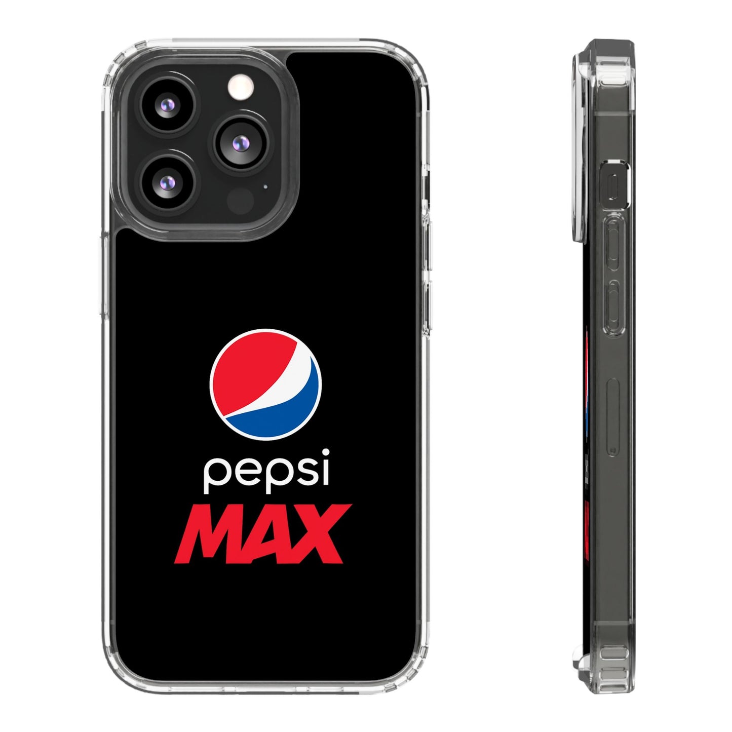 Pepsi Max Clear Phone Case - Sleek Protection for Beverage Lovers