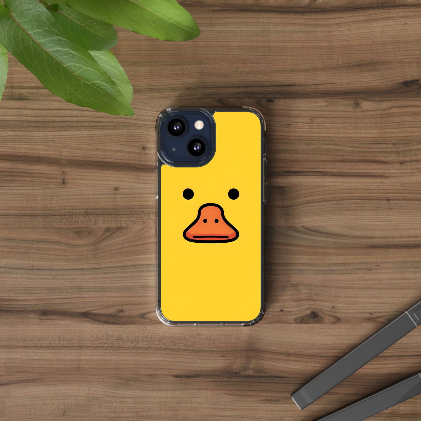 Cute Duck Phone Case – Clear Cases for Animal Lovers