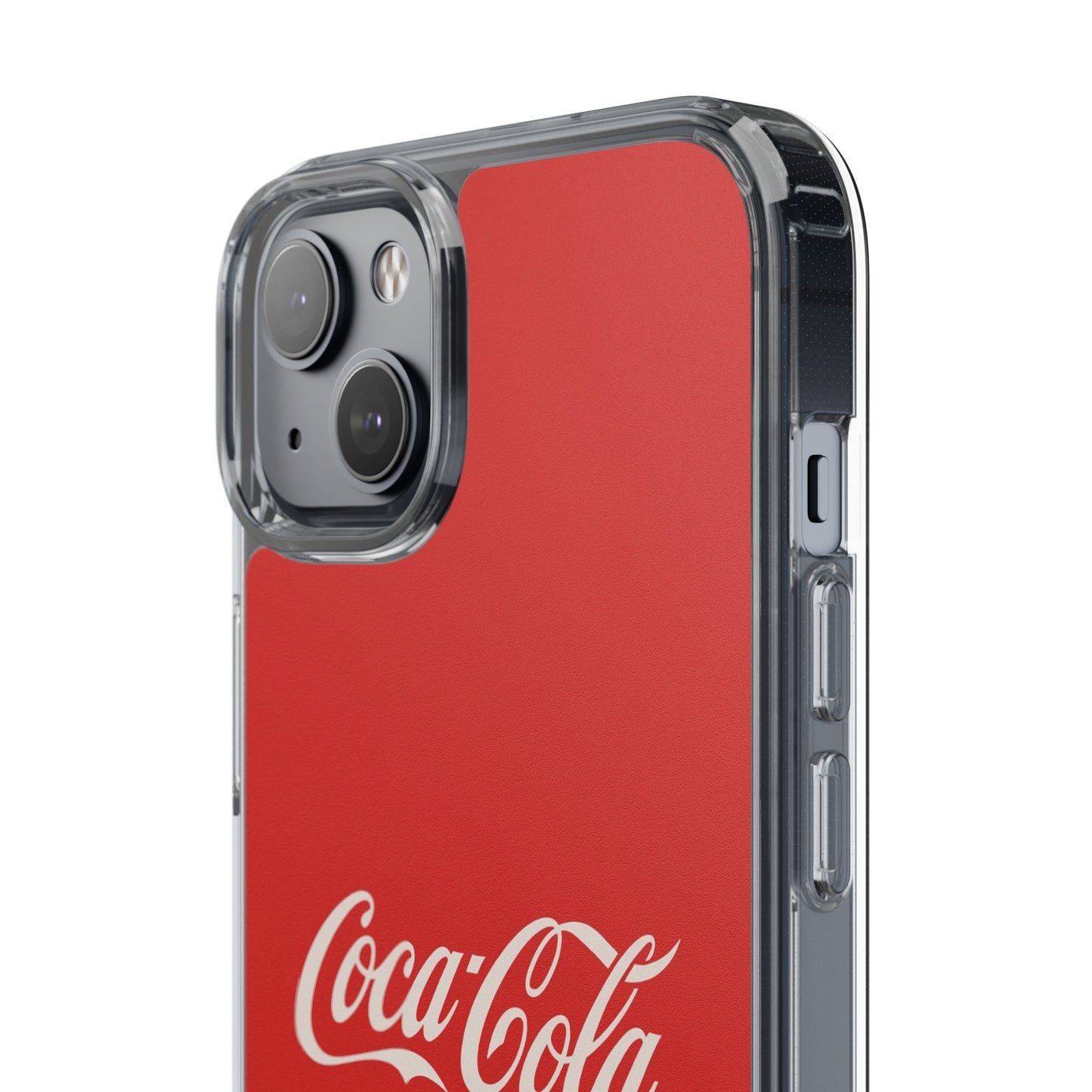 Coca-Cola Clear Phone Cases, Retro Style, Gift for Cola Lovers, Trendy Accessories, Customizable Phone Cover, Fun Collectible