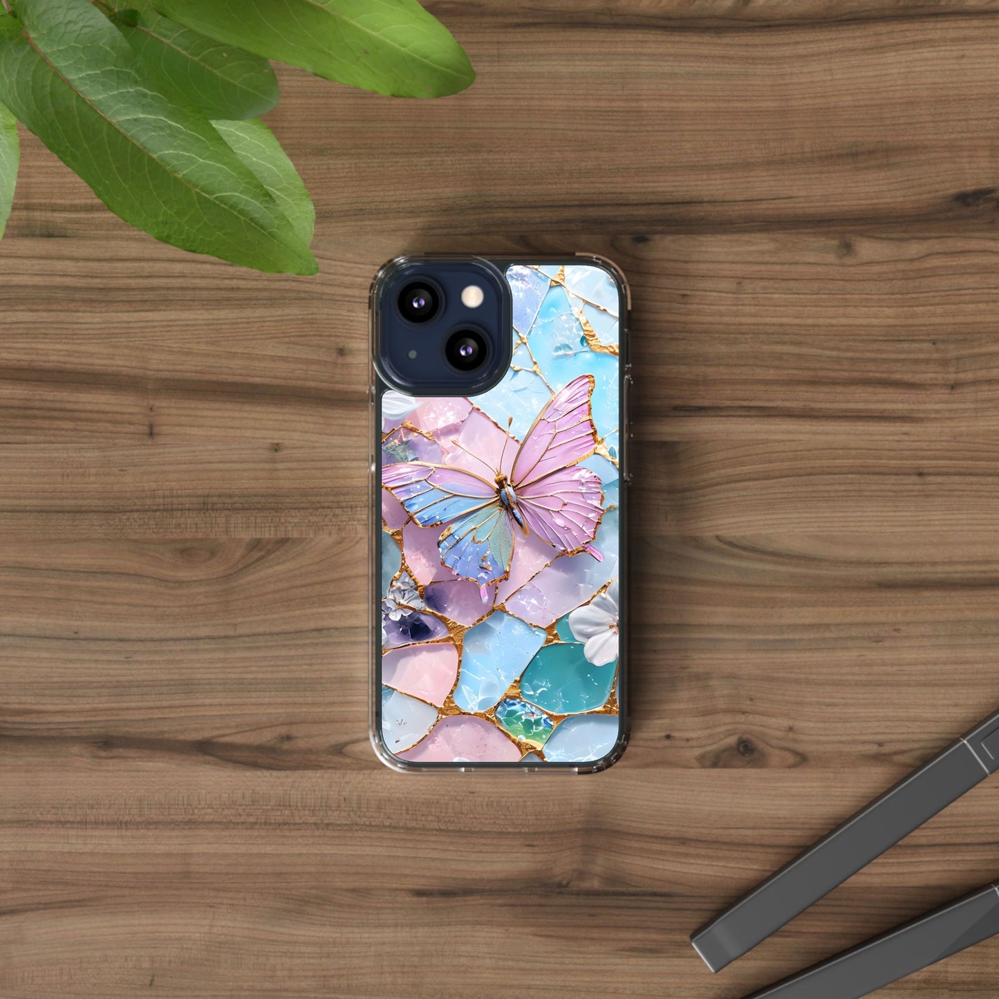 Butterfly-Stained Glass Phone Case