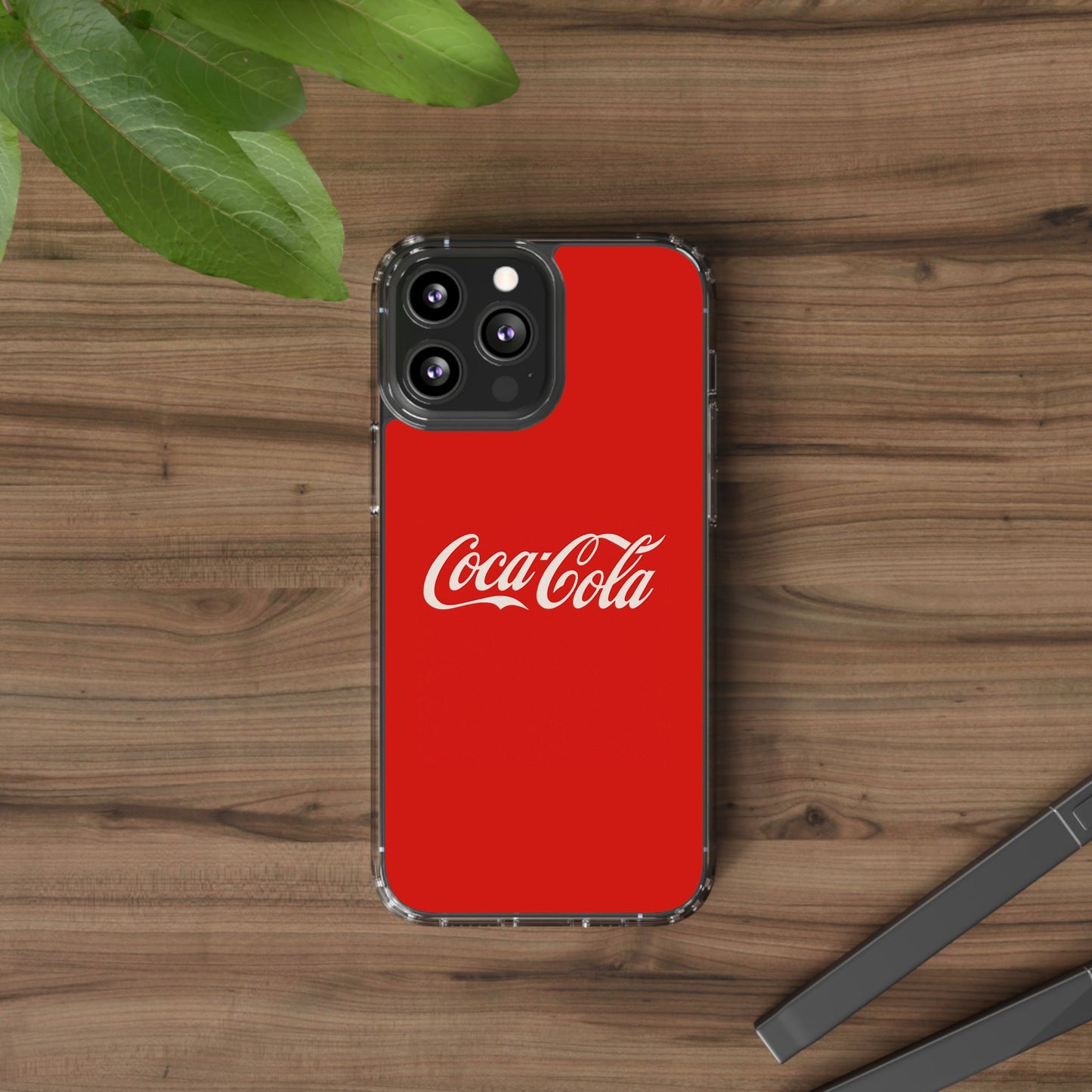 Coca-Cola Clear Phone Cases, Retro Style, Gift for Cola Lovers, Trendy Accessories, Customizable Phone Cover, Fun Collectible