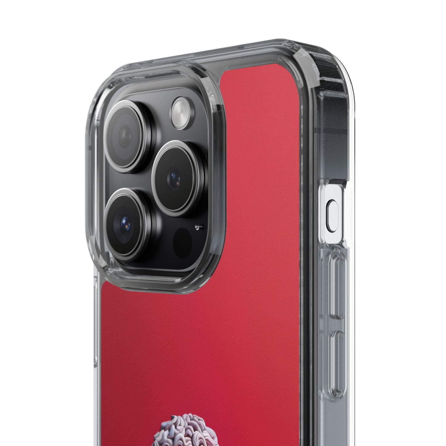Clear Case with Smiley Face Design