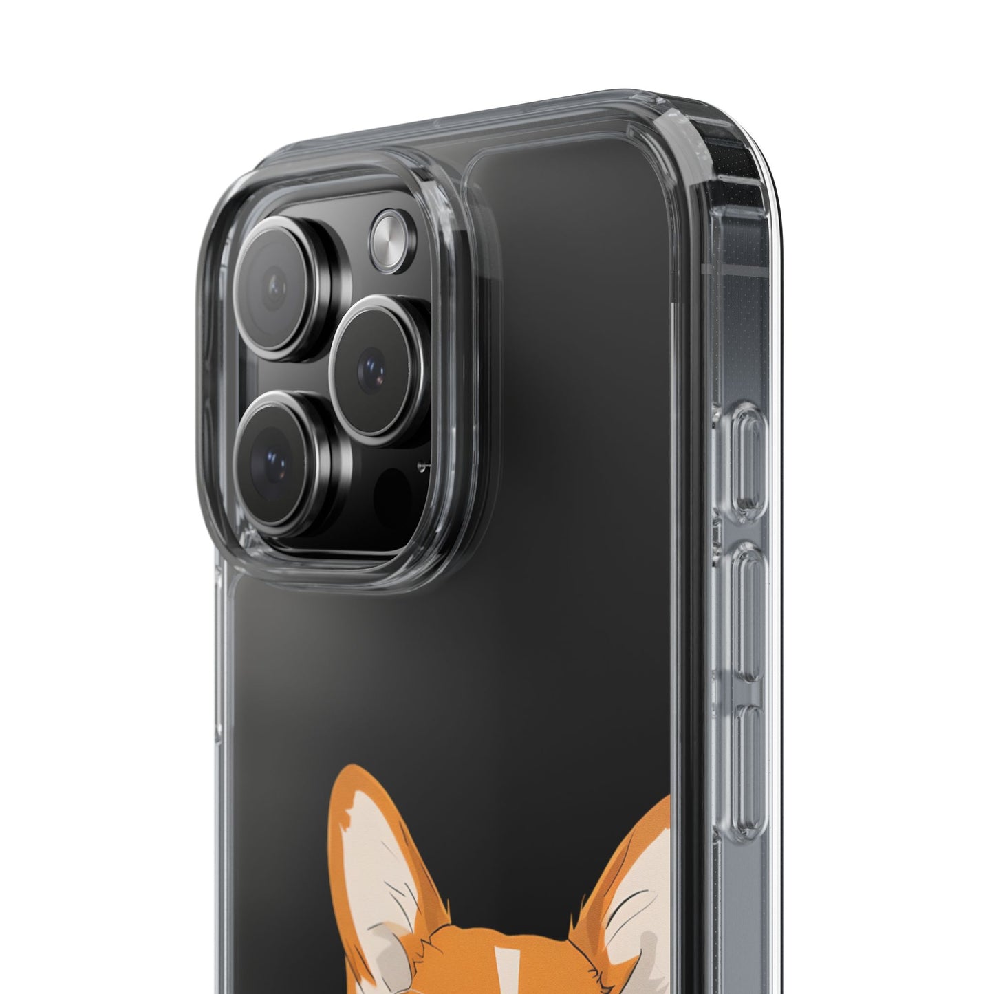 Cute Corgi Clear Phone Case - Pet Lover's Accessory