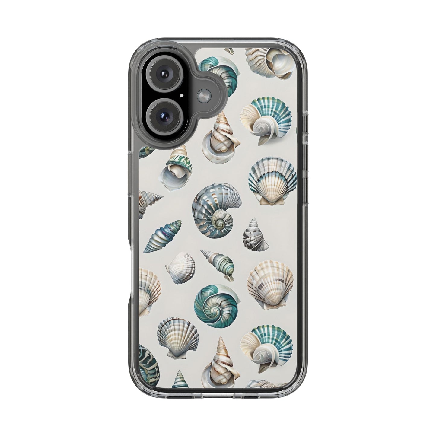 Seashell Clear Phone Case - Coastal Beach Decor