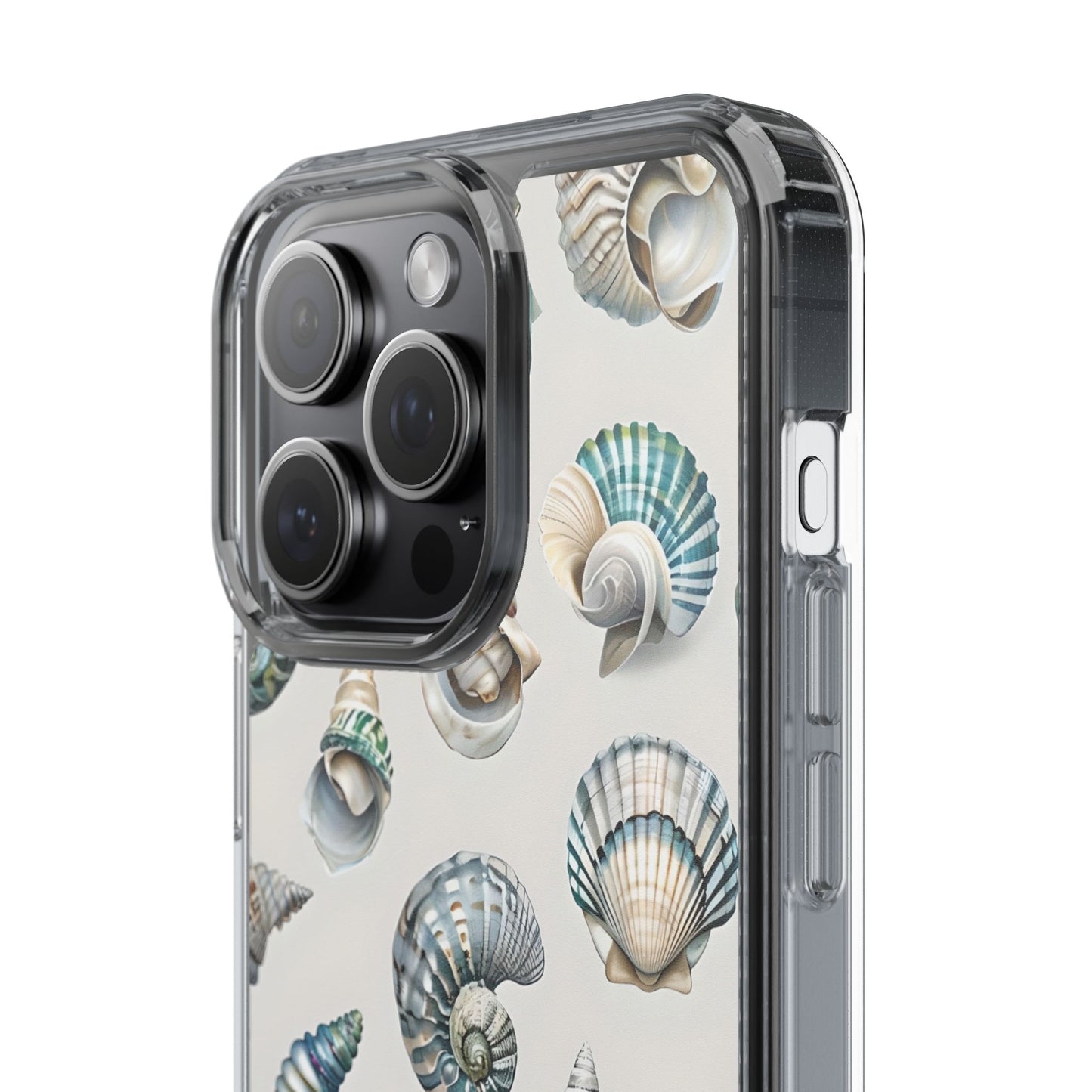 Seashell Clear Phone Case - Coastal Beach Decor