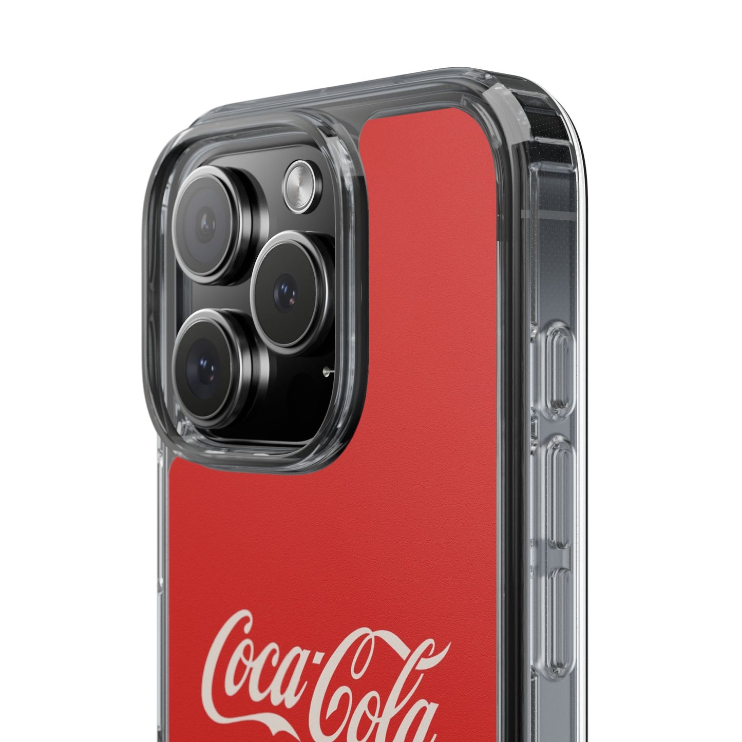 Coca-Cola Clear Phone Cases, Retro Style, Gift for Cola Lovers, Trendy Accessories, Customizable Phone Cover, Fun Collectible
