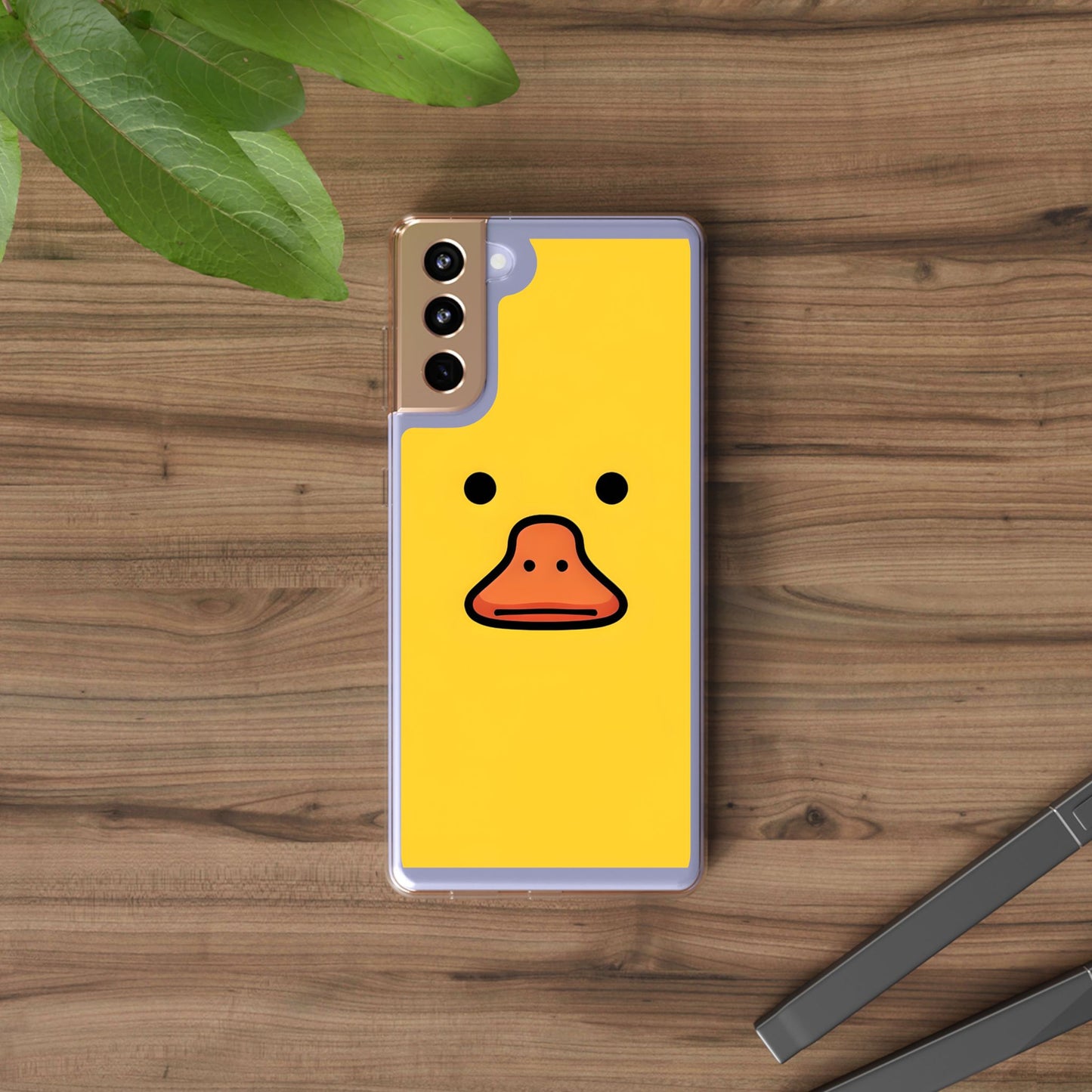 Cute Duck Phone Case – Clear Cases for Animal Lovers