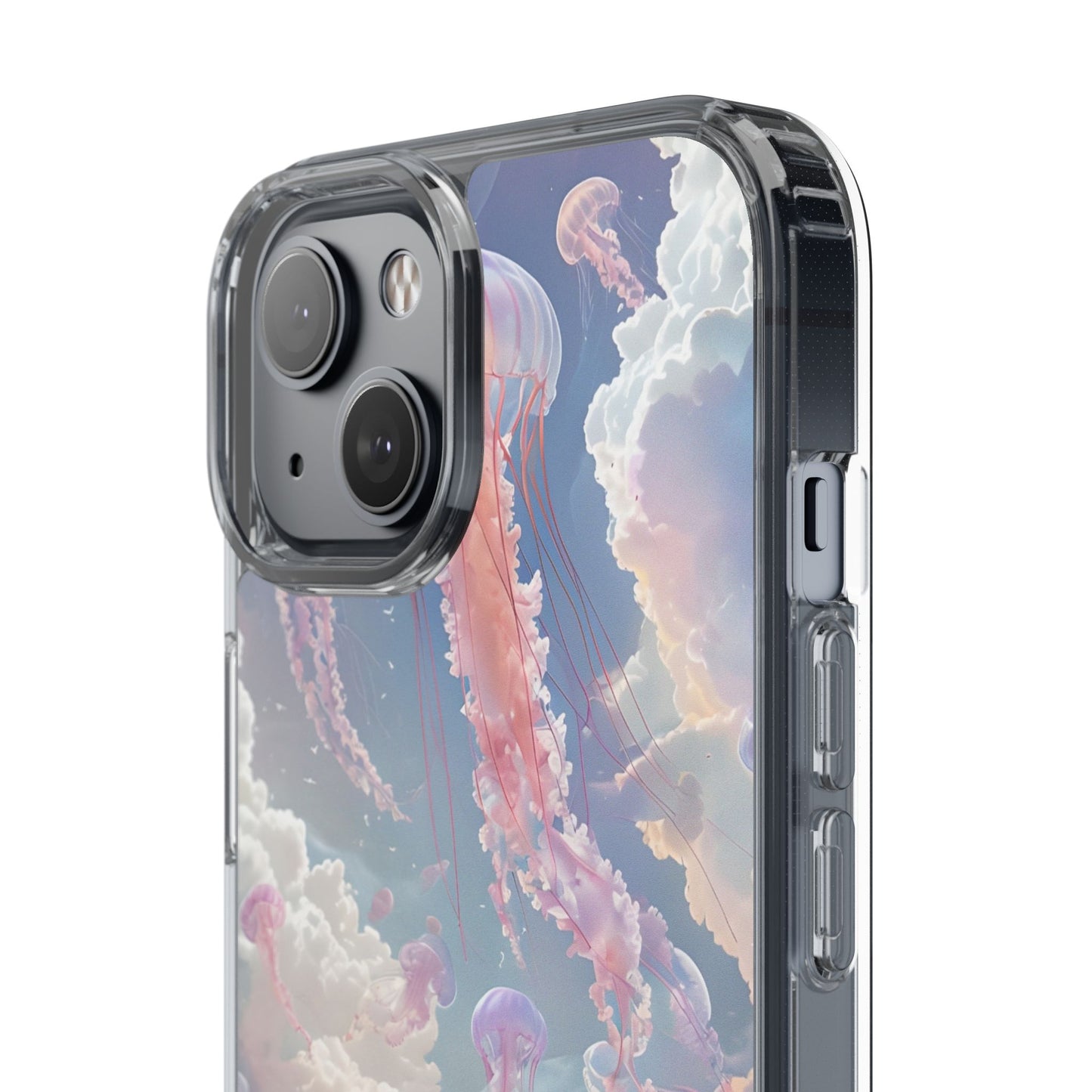 Dreamy Jellyfish Clear Phone Case - Aesthetic Ocean Design