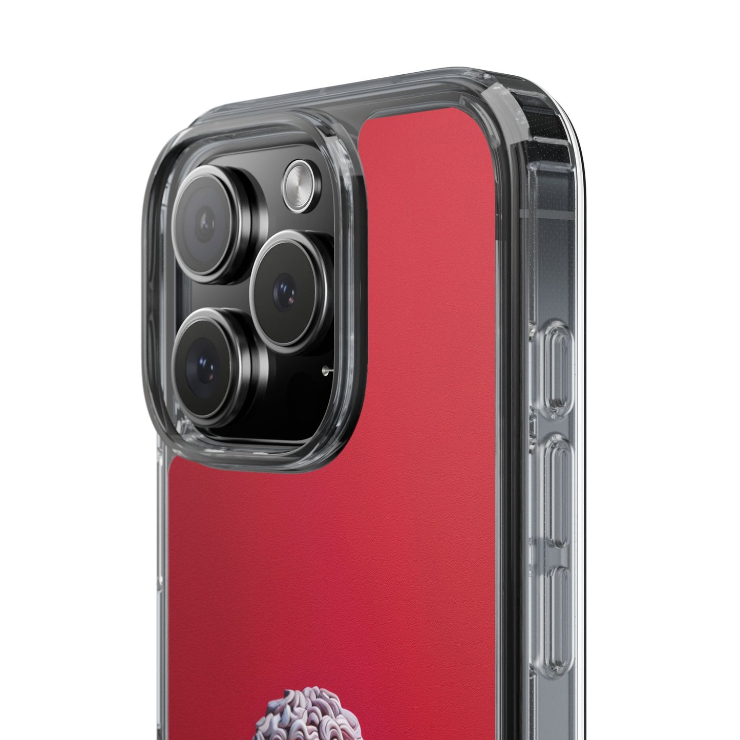 Clear Case with Smiley Face Design