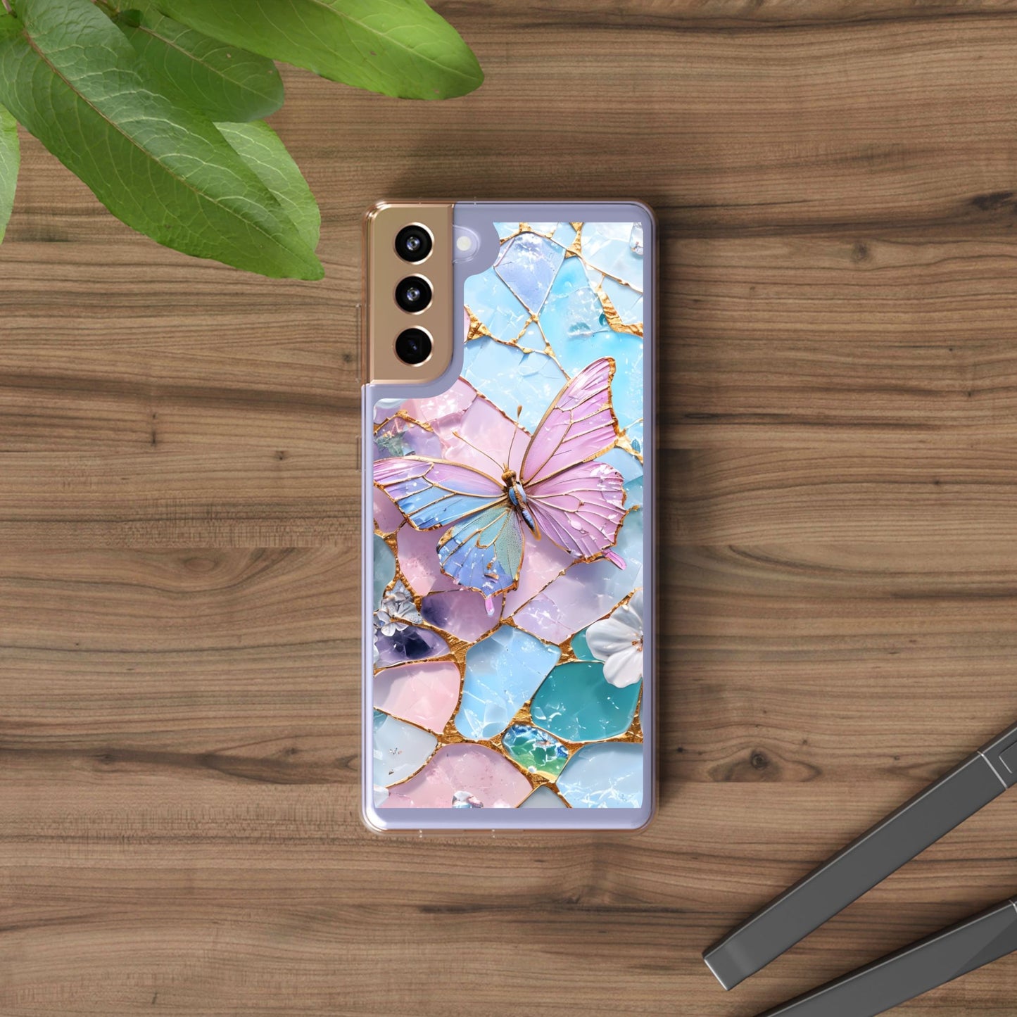 Butterfly-Stained Glass Phone Case